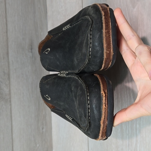 Olukai Mens Moloa Leather Loafer Slip on shoes sz 10.5 - Picture 5 of 14